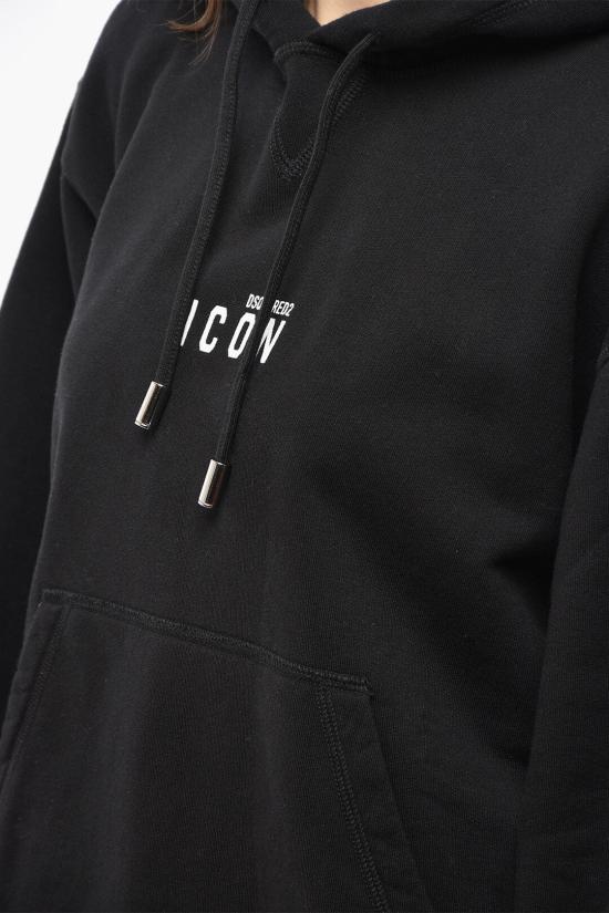  디스퀘어드2 후드 티셔츠 S80GU0020 S25042 968 Black - DSQUARED2