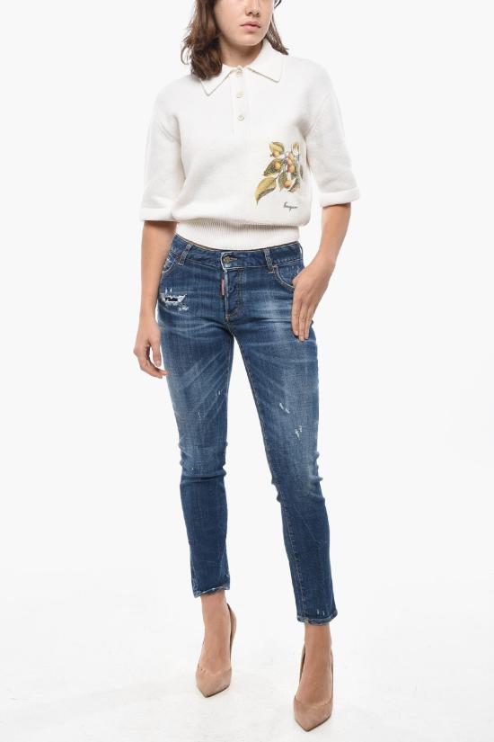  디스퀘어드2 데님 팬츠 S72LB0706 S30872 470 Blue - DSQUARED2