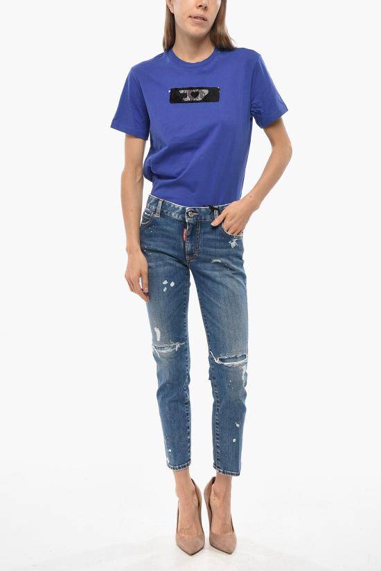  디스퀘어드2 데님 팬츠 S75LB0816S30816470 Blue - DSQUARED2