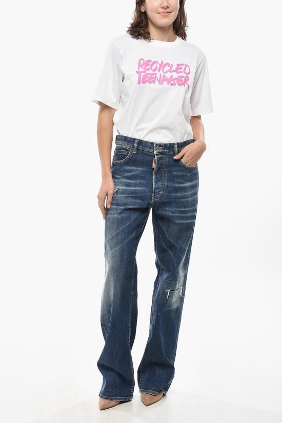  디스퀘어드2 데님 팬츠 S80LA0052S30789470 Blue - DSQUARED2