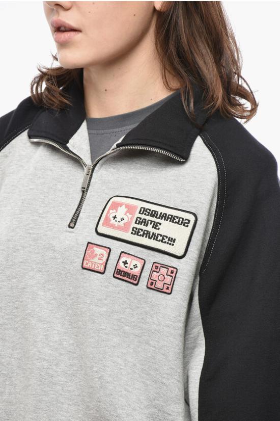  디스퀘어드2 긴팔 티셔츠 S75GU0473S25584961 Nero Rosso Grigio - DSQUARED2