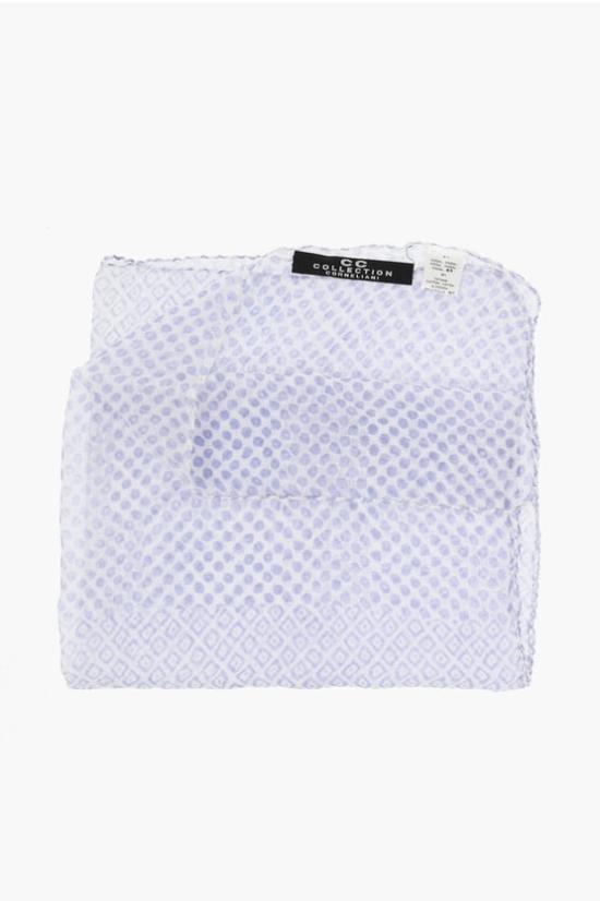  꼬르넬리아니 머플러/스카프 75B485 5129101 003 Bianco Viola - CORNELIANI
