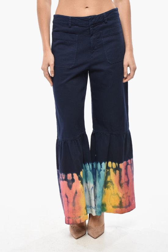  디올 스트레이트 팬츠 117P53A3790 5809 Blue