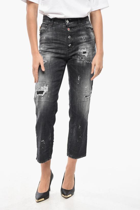  디스퀘어드2 데님 팬츠 S72LB0693S30357900 Black