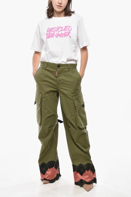  디스퀘어드2 스트레이트 팬츠 S72KA1211S39021693 Green - DSQUARED2