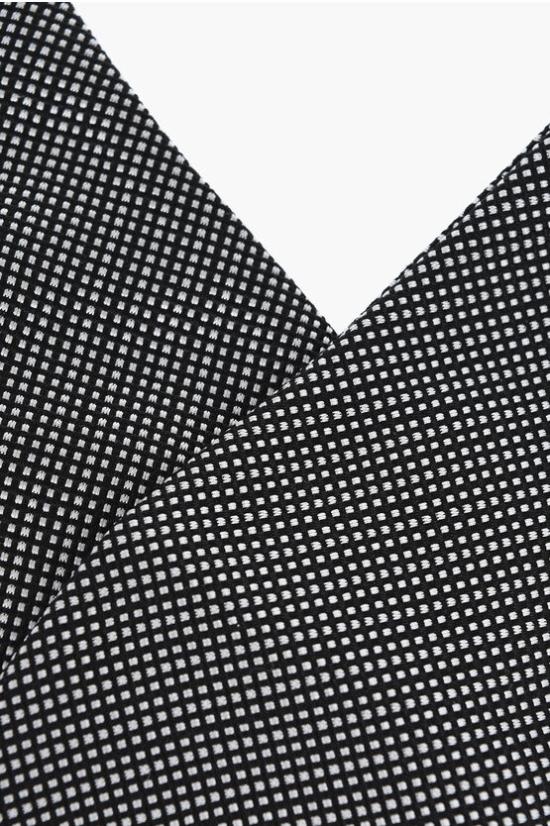  꼬르넬리아니 넥타이 81HUH8 8120480 020 Black White - CORNELIANI