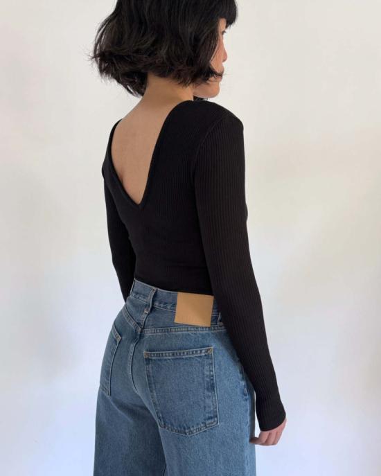  에이골디 바디수트 티셔츠 아골데 다를라 바디수트 - AGOLDE