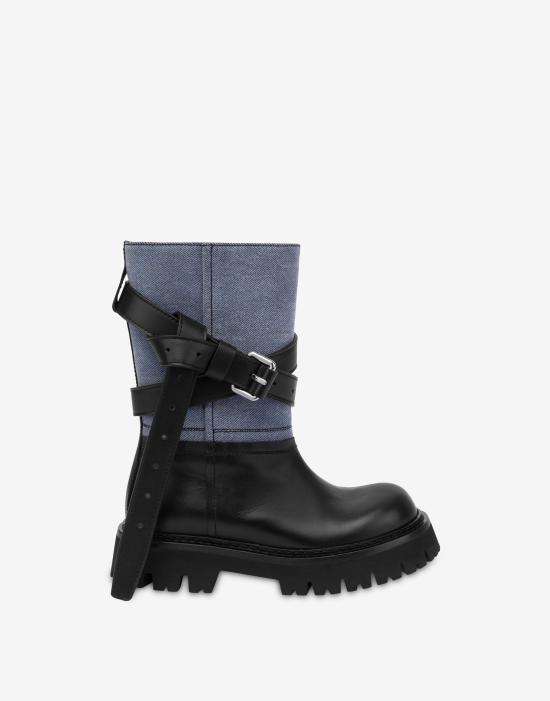 25FW 모스키노 부츠 POLMA26054G1NMX6POL70B Light blue DOM