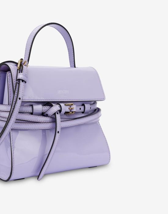 25FW 모스키노 토트백 POLMC4003PP1NOE1POL65A Purple DOM - MOSCHINO
