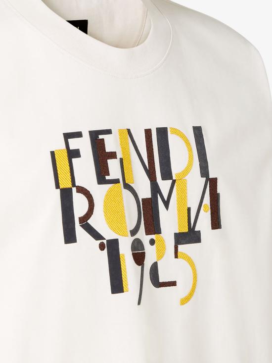 25FW 펜디 반팔 티셔츠 FY0936AVOH F1J7C White - FENDI