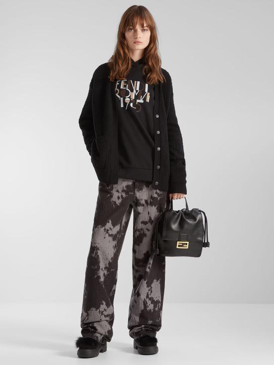 25FW 펜디 FF 백팩 8BZ057AYJ1 F0KUR Black - FENDI