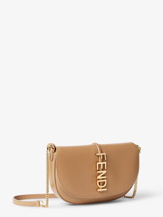 25FW 펜디 라프리마 체인 숄더백 8M0529ANSS F19P8 Beige - FENDI