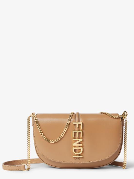 25FW 펜디 라프리마 체인 숄더백 8M0529ANSS F19P8 Beige - FENDI