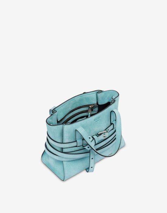 25FW 모스키노 토트백 POLMC4011PP1NOF0POL70A Light blue DOM - MOSCHINO