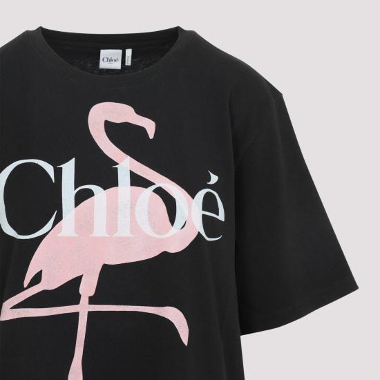 26SS 끌로에 반팔 티셔츠 CH26SJH20807 070 ASH BLACK - CHLOE