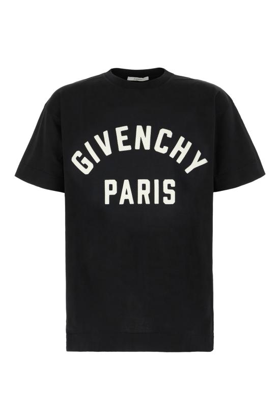 26SS 지방시 반팔 티셔츠 BM71NK3YRS 004 BLACK WHITE