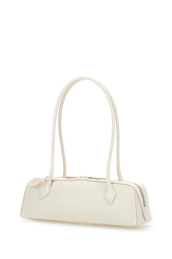 26SS 알라이아 르 테켈 미디움 레더 숄더백 AA1S06033CA212 030 IVOIRE - ALAIA