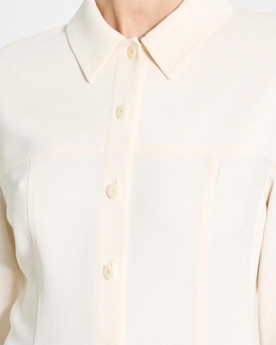  띠어리 셔츠 이론 조각 솔기 셔츠 라이스 - THEORY