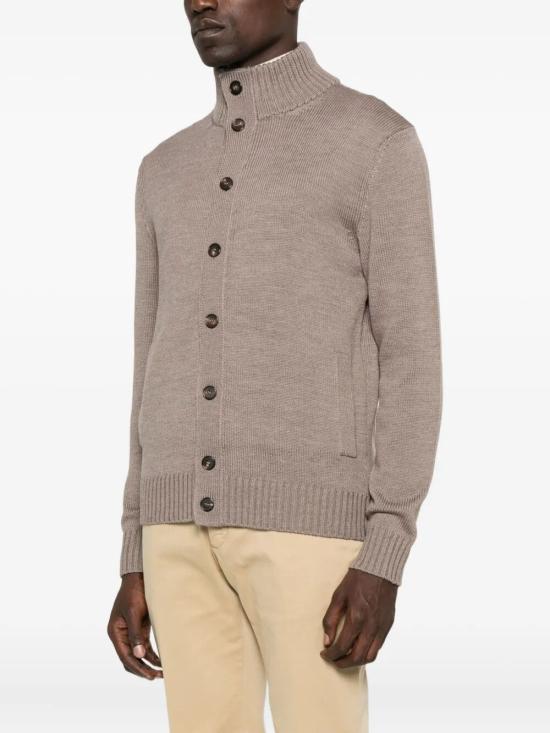 25FW 자노네 가디건 810130 ZR229 Z2873 TORTORA - ZANONE