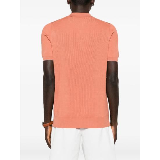 26SS 브루넬로 쿠치넬리 반팔 티셔츠 M29400015 CBI26 ORANGE - BRUNELLO CUCINELLI