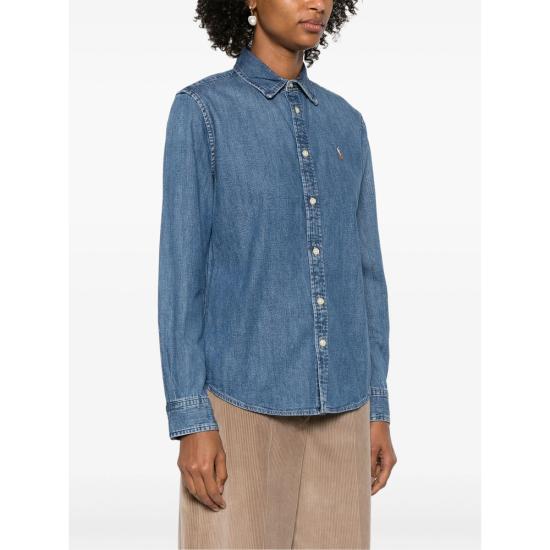 26SS 랄프 로렌 데님 셔츠 211969458001 MAWAS BLUE - RALPH LAUREN