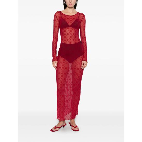 25FW 마린세르 원피스 WDR297B CJER0005 RD11 RED - MARINE SERRE