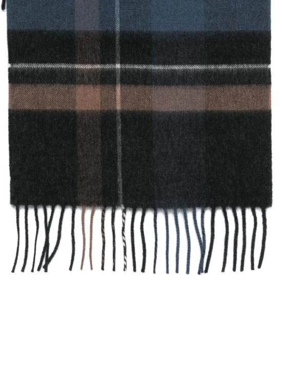 25FW 베그앤코 머플러/스카프 ARAN TILMAN 30X160 CHARCOAL SLATE - BEGG&CO