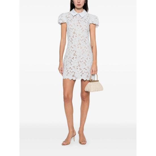 26SS 셀프 포트레이트 미디 원피스 RS26 171S BL BLUE - SELF PORTRAIT