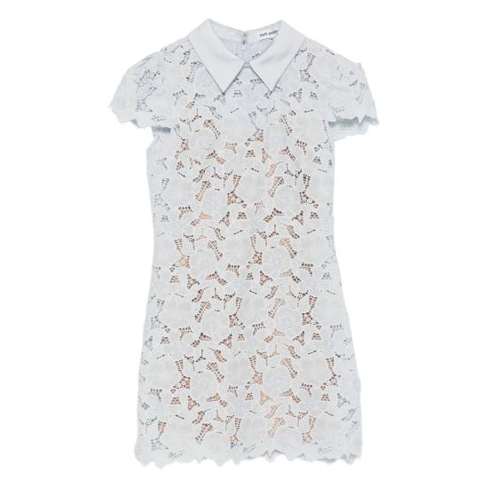 26SS 셀프 포트레이트 미디 원피스 RS26 171S BL BLUE