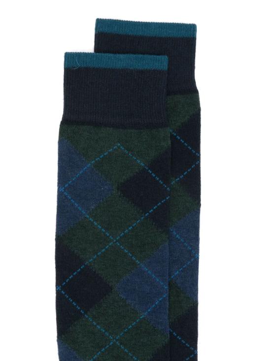 25FW 인더박스 양말 FW250036 93 VERDE SCURO BLU - IN THE BOX