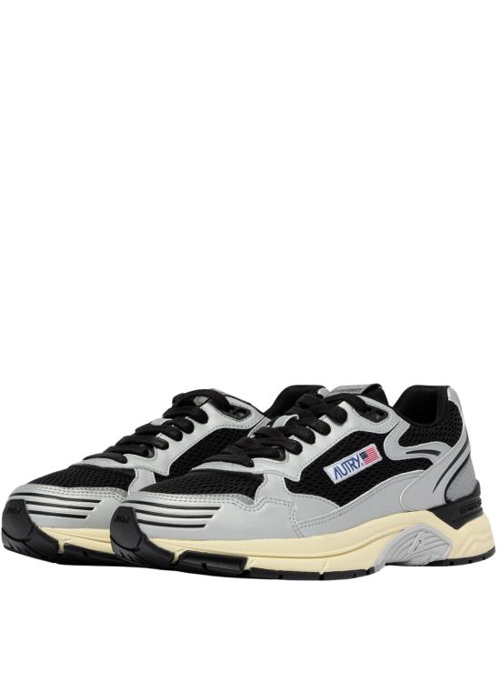 26SS 오트리 하이퍼웨이 스니커즈 HYLMMV09 SILV BLK - AUTRY