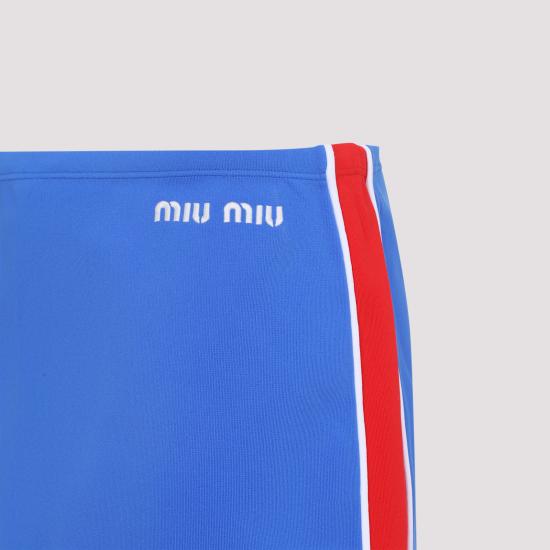 26SS 미우미우 미디 스커트 MMG584SOOO 148O F0Q0U BLUETTE ROSSO - MIU MIU