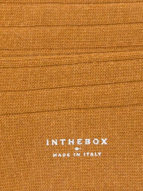 25FW 인더박스 양말 FW250046 177 GIALLO SCURO - IN THE BOX