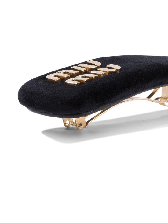 25FW 미우미우 헤어 액세서리 5IF092068F0002 Black - MIU MIU