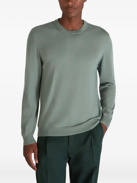 25FW 자노네 스웨터 810234 Z0290 N7598 SALVIA - ZANONE