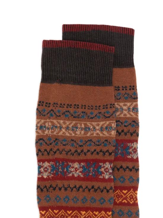 25FW 인더박스 양말 FW250045A 115 MARRONE - IN THE BOX