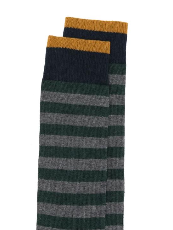 25FW 인더박스 양말 FW250041 95 GRIGIO SCURO VERDE SCURO - IN THE BOX