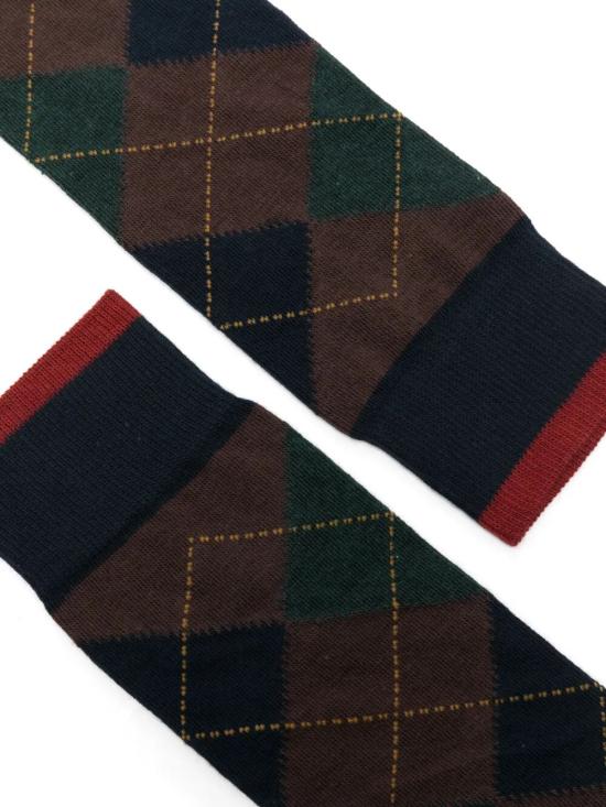 25FW 인더박스 양말 FW250036 292 ARANCIONE SCURO BLU - IN THE BOX