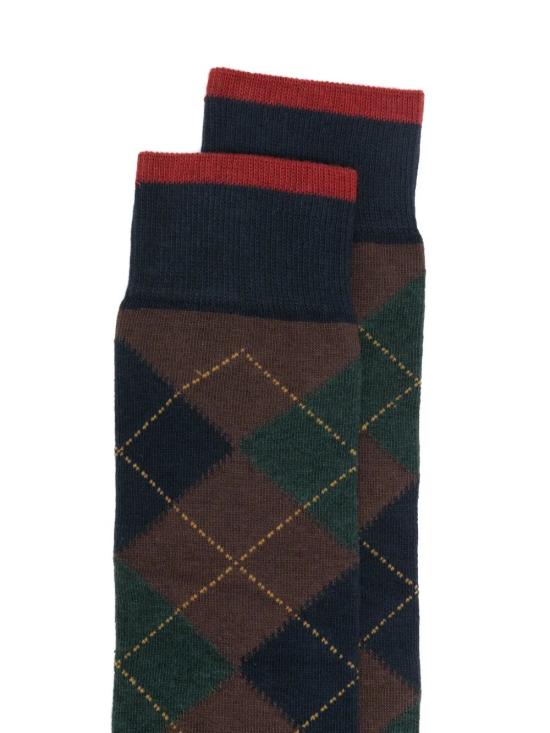 25FW 인더박스 양말 FW250036 292 ARANCIONE SCURO BLU - IN THE BOX