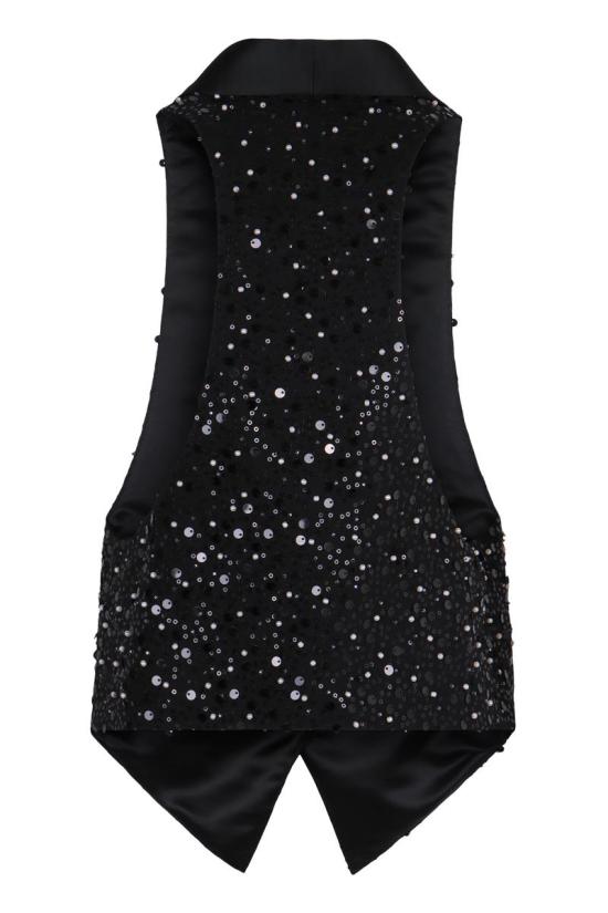 25FW 엠포리오 아르마니 베스트 EW003853TE16864 FC187 Black - EMPORIO ARMANI