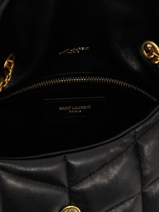 26SS 생로랑 토이 푸퍼 램스킨 숄더백 7593371EL071000 Black - SAINT LAURENT