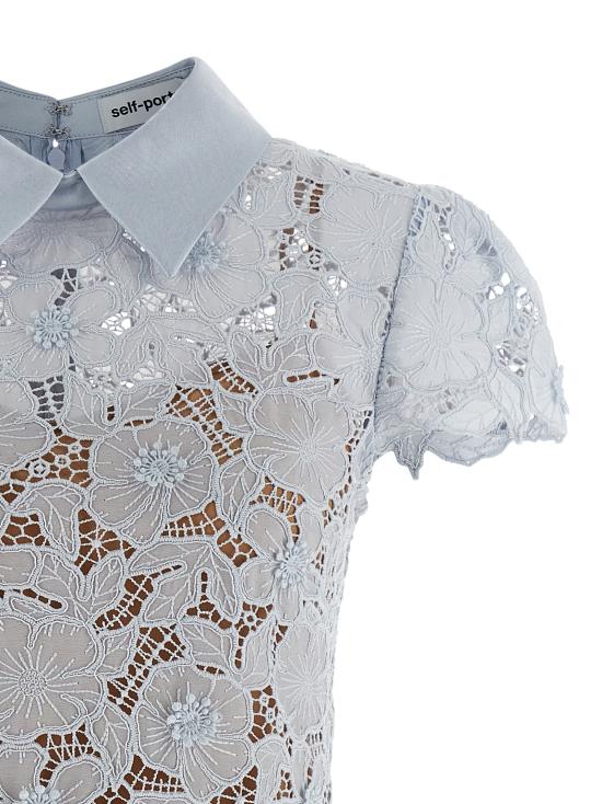 26SS 셀프 포트레이트 숏 원피스 RS26171SBLBLUE Light Blue - SELF PORTRAIT