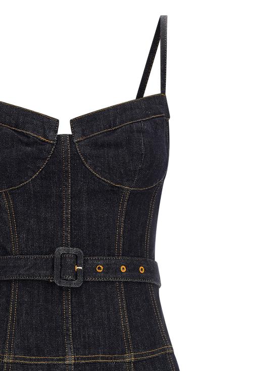 26SS 셀프 포트레이트 미디 원피스 RS26815MABLBLUE Blue - SELF PORTRAIT