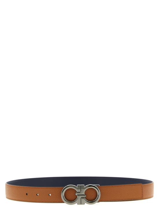 26SS 살바토레 페라가모 가죽 벨트 791058NATURALE Brown