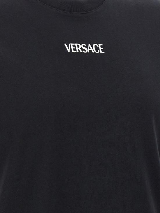 26SS 베르사체 반팔 티셔츠 10139441A164551B000 Black - VERSACE