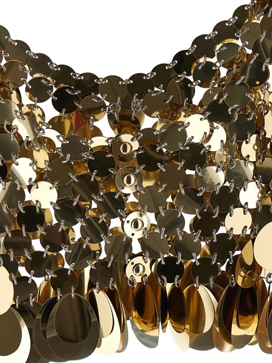 26SS 파코라반 이브닝 티셔츠 26PITO223PS0129P712 Gold - PACO RABANNE