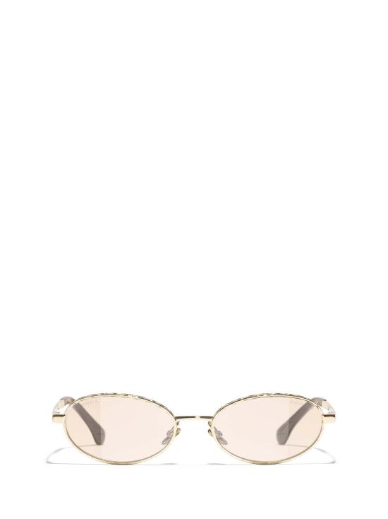 26FW 샤넬 메탈 2227 오벌 프레임 CH2227S C310SW PALE GOLD