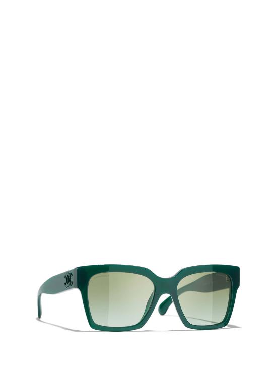 26FW 샤넬 선글라스 CH5557 1228S3 OPAL GREEN - CHANEL