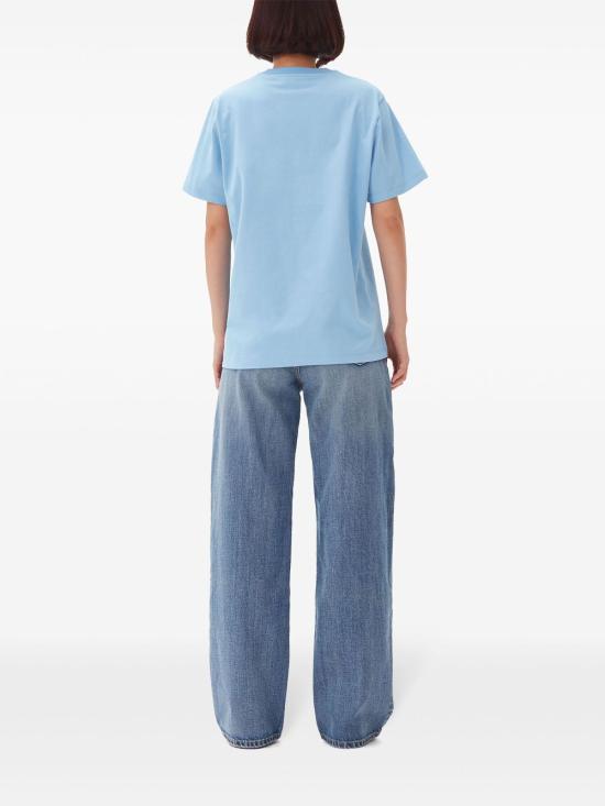 26SS 가니 블라우스 T4007 745 Blissful blue - GANNI