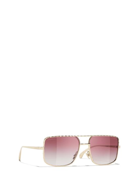 26FW 샤넬 선글라스 CH4294 C3958H PALE GOLD - CHANEL